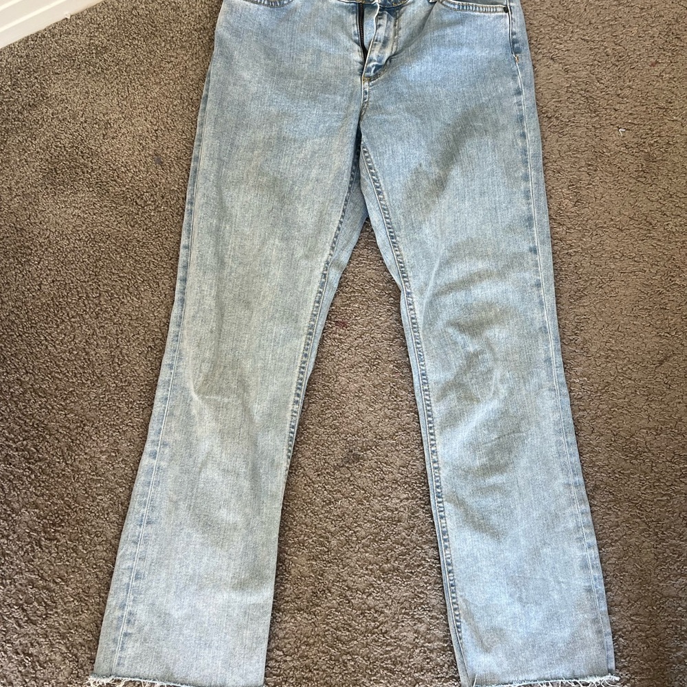 Angelina Light Blue Straight-Leg Women’s Jeans